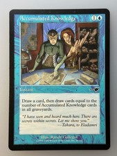 MTG Accumulated Knowledge Nemesis NMS C 26 NM Magic