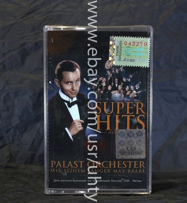 MAX RAABE PALAST ORCHESTER SUPER HITS RARE UKR ORIGINAL TAPE CASSETTE SEALED