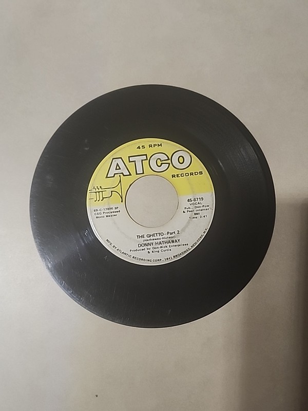 Donny Hathaway – The Ghetto Part 1 & Part 2 45 RPM Soul Funk Vinyl