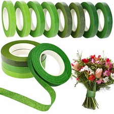 12 Roll Floral Tape 1/2 Inch 30 Yard Florist Tape Green Flower Wrap Tape for