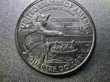 2021-P Crossing The Delaware 25C With Several Rare Errors. List In Description💥