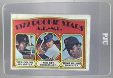 AL-NL 1972 Rookie Stars Ben Oglivie Ron Cey Bernie Williams Topps #761 RC