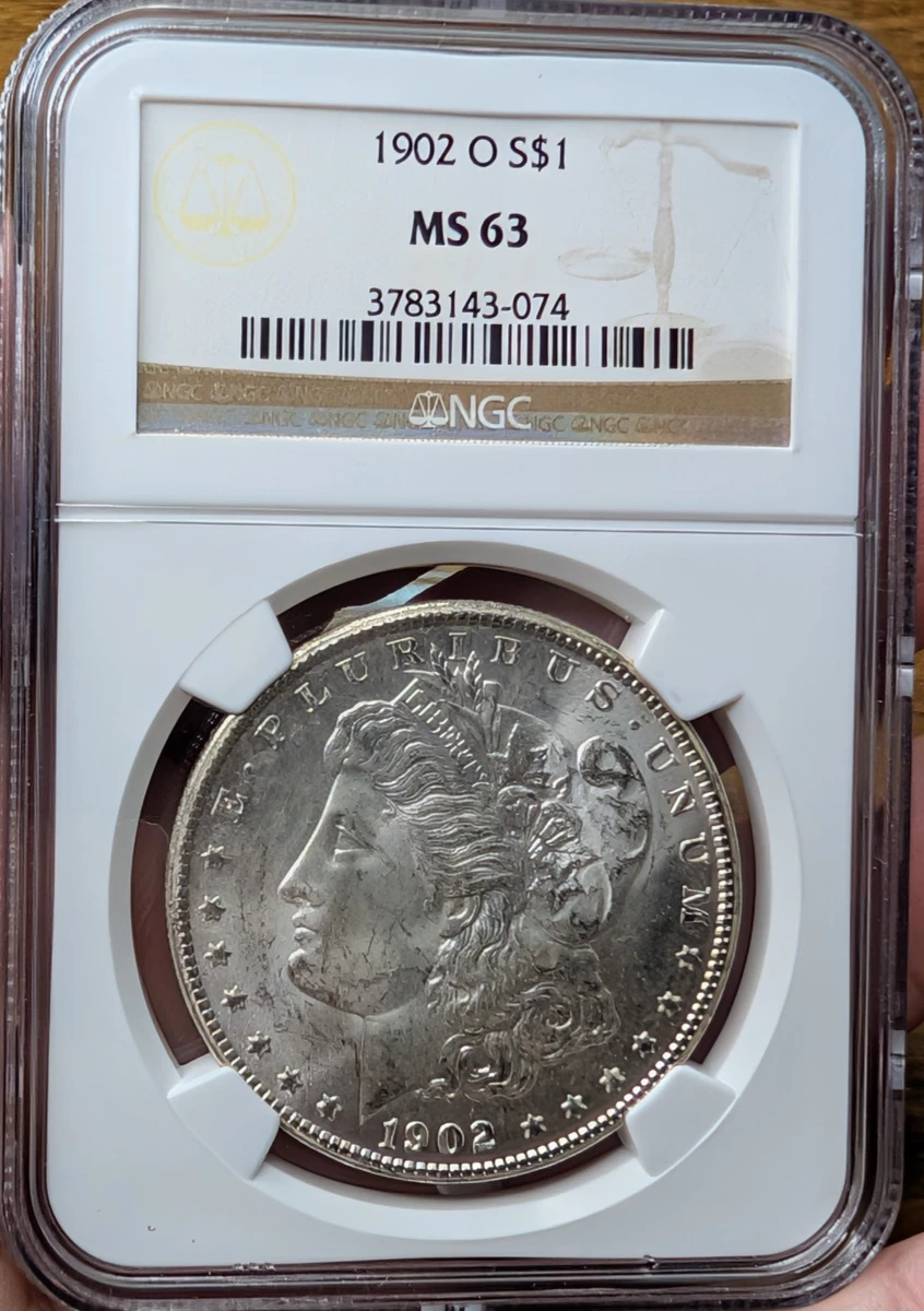 MS 63 Graded 1902 Year Morgan US Dollars (1878-1921) for sale | eBay