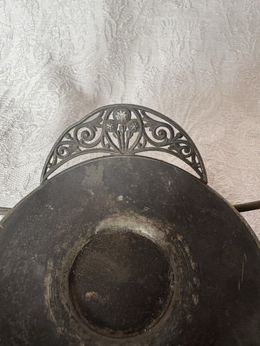 Ornate W Bird Brides Basket Meriden Silverplate Quadruple Plate , 19th Century, - Picture 6 of 10