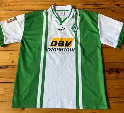 Vintage Puma SV Werder Bremen 1996/97 DBV Winterthur Spielertrikot Gr.XL