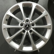 1x Alufelge 17 Zoll 6.5" 5x112 44ET Glanz Silber A1774010300 Mercedes-Benz