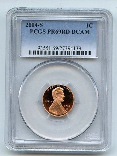 2004-S Lincoln Memorial Cent Proof — photo from another recent sale