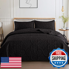 Whale Flotilla Soft Twin Quilt Bedding Set for All Seasons, Elegant Vintage Dama