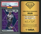2020 Panini Mosaic No Huddle Purple #298 Tom Brady Patriots 20/50 PSA 10