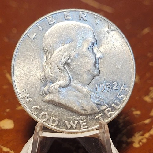 1952-D Franklin Half Dollar - BU Slider Nice Coin
