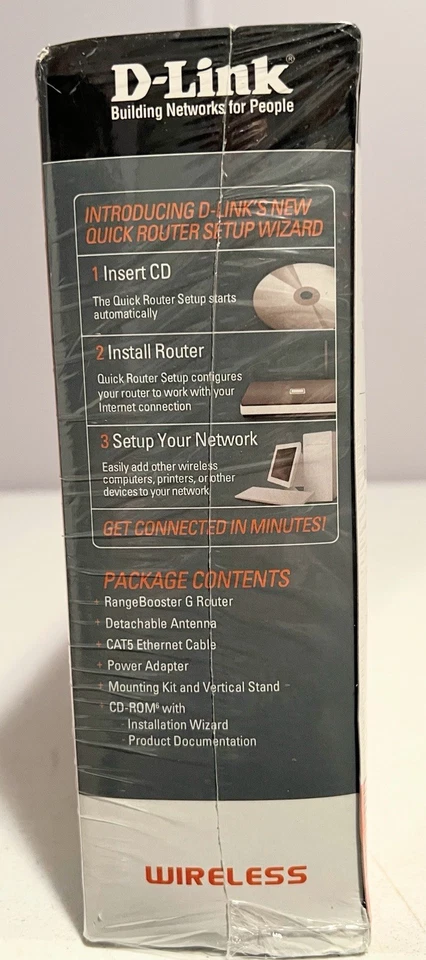 D-Link RangeBooster WBR-2310 108 Mbps 4-Port 10/100 Wireless G Router (WBR-2310) - Image 2 of 4