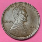 1909-VDB LINCOLN WHEAT CENT, VERY HIGH GRADE!, XF-AU Collectible Coin 🪙