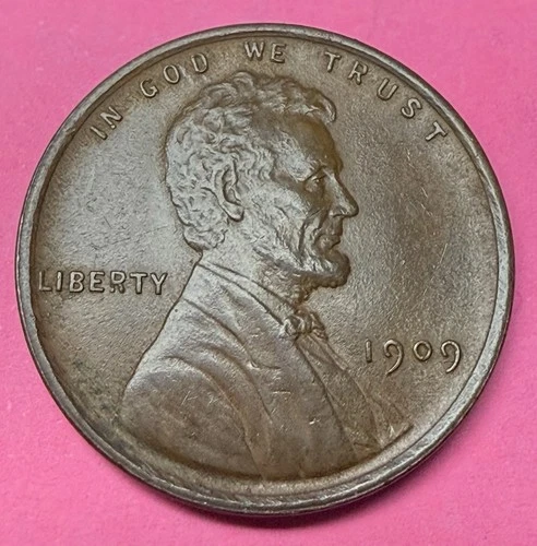 1909-VDB LINCOLN WHEAT CENT, VERY HIGH GRADE!, XF-AU Collectible Coin 🪙