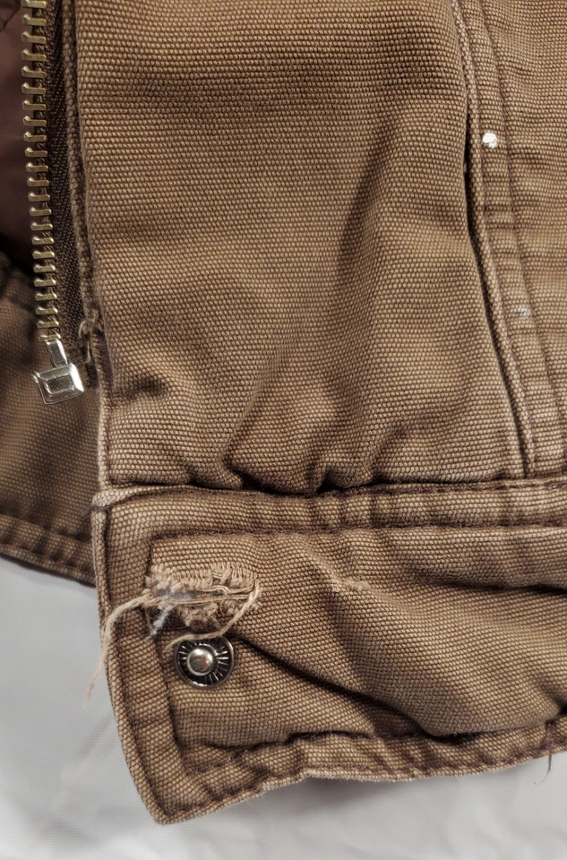 Abrigo Roxy marrón para niñas talla pequeña con capucha Foto 3 de 4