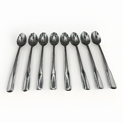 Friendship Wm A Rogers Stainless Oneida Ltd TEASPOONS Set Lot of 8