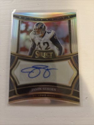 2024 Panini Select - Signatures Jason Sehorn #SP-JSN Silver Prizm