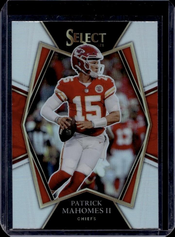2021 Panini Select #102 Patrick Mahomes II Silver Prizm