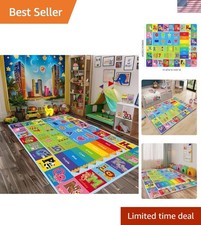 ABC Carpet,Kids Carpet for Playroom, Classroom Floor Play Mat for Kids,Presch...