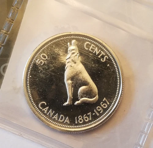 Photo of a 1967 Canada 50 Cents from an eBay listing that sold on Jul 5, 2026