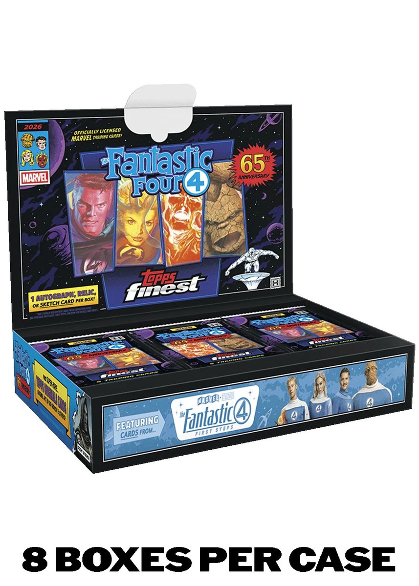 2026 Topps Finest Fantastic Four 4 Hobby Box Case - IN HAND | eBay