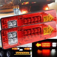 2pcs Trailer Led Tail Light Kit Stop Rear Brake Turn Indicator Boat Truck Lamp 2pcs Trailer Led Tail Light Kit Stop Rear Brake Turn Indicator Boat Truck Lamp