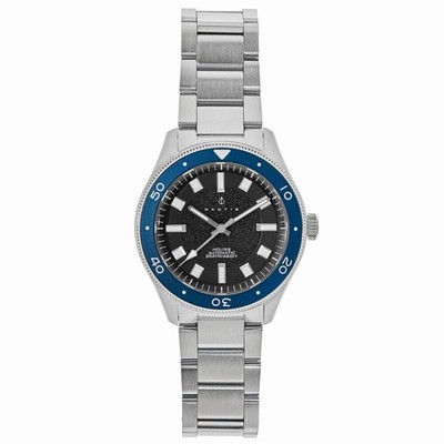 Holiss Automatic Diver Silver/Blue | Black Dial Wristwatch NAUN103-2