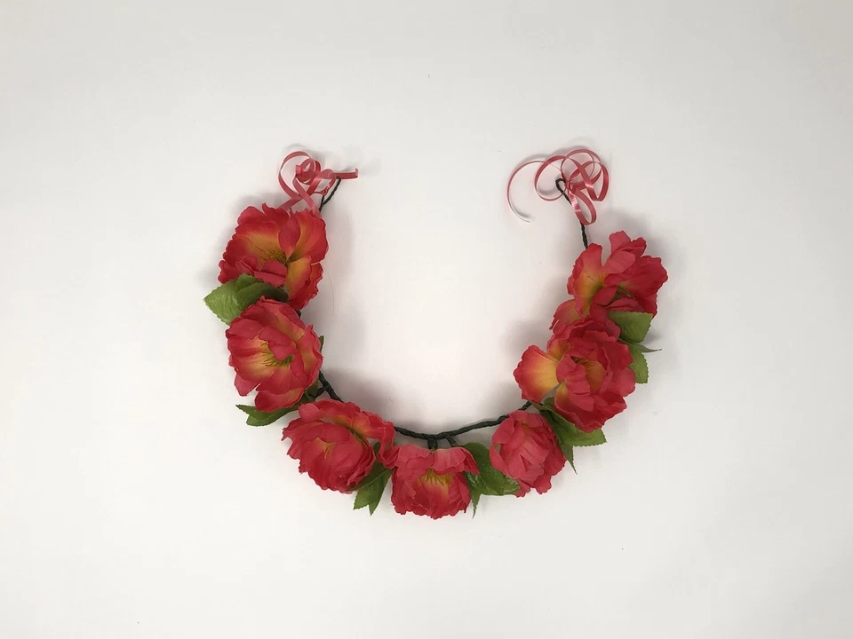 Corona de flores hecha a mano [VER DESCRIPCIÓN] Foto 3 de 3