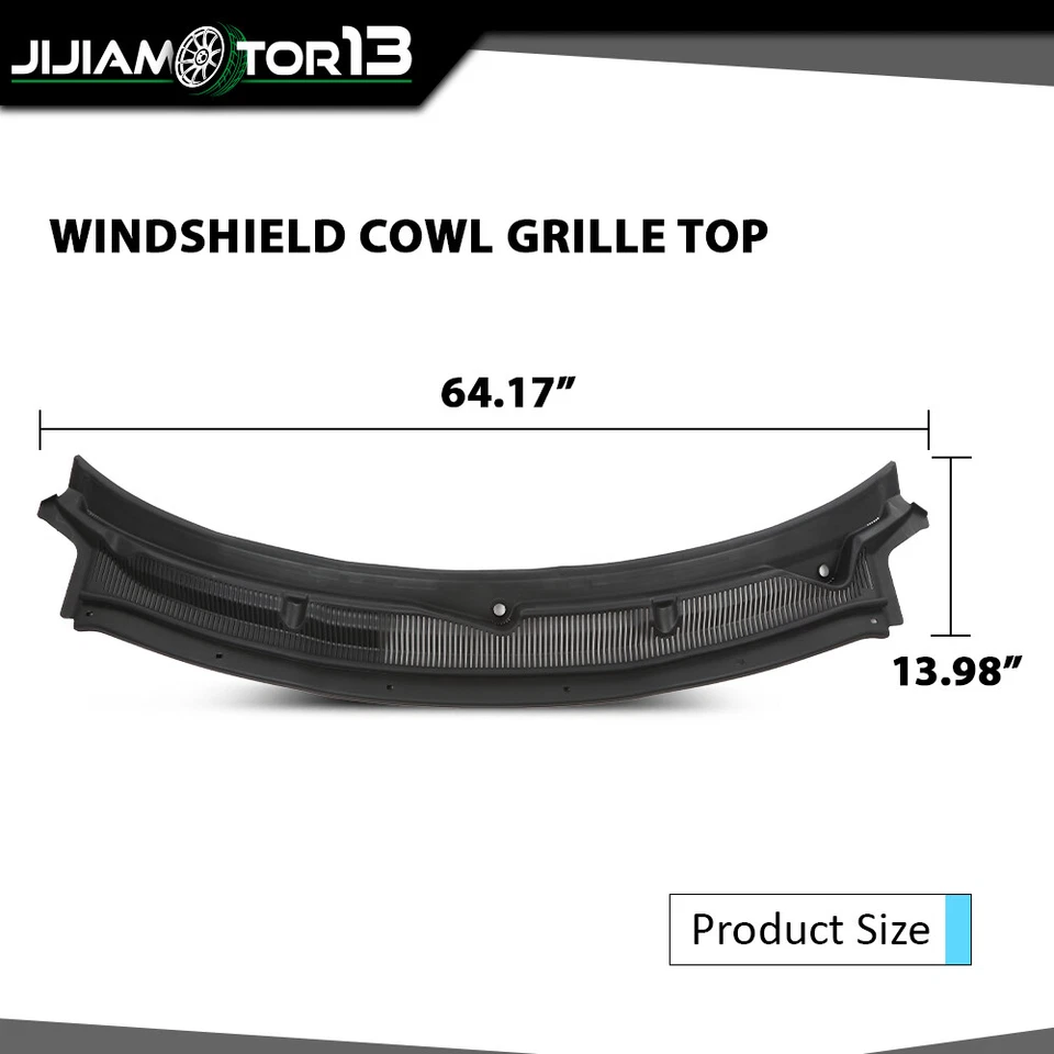 Fit For 2011-2019 Ford Explorer Windshield Cowl Grille Top Panel BB5Z78022A68AA - Image 4 of 4