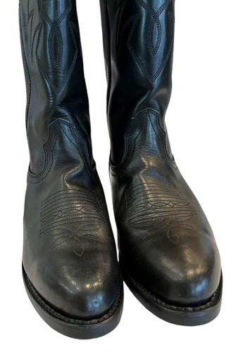 Durango Men’s Black Leather Boots Cowboy Western Rodeo Style TR760 Sz 7.5D - Picture 6 of 14