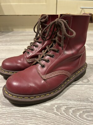 Dr Martens Made in England Oxblood vintage 1490 size UK