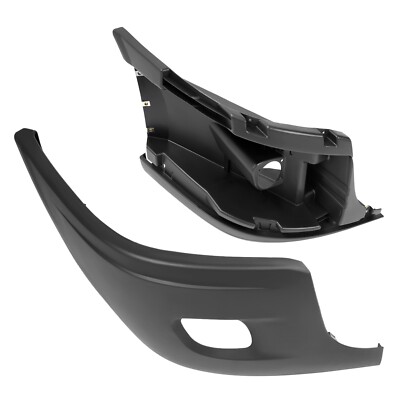 Black Right Front Bumper Reinforcement & Cover For Freightliner Cascadia 2008-17
