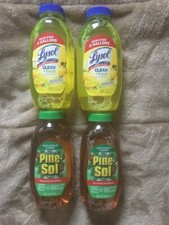 4 pk Pine Sol /Clean and Fresh Mix and Match makes over 5 gallons each 