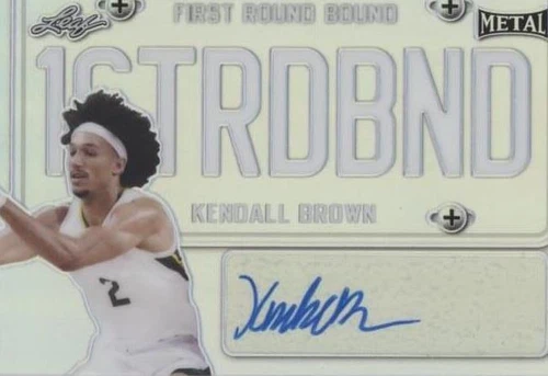 2021-22 Leaf Metal - Kendall Brown #FRB-KB1