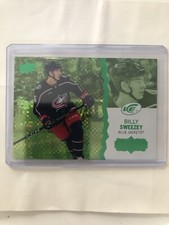 2023-24 Upper Deck Ice Green Card Rookie Billy Sweezey Columbus Blue Jackets