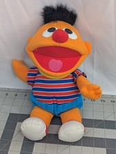 Tyco Sesame Street Ernie Plush Baby Talks Shakes 1996 Stuffed Animal Toy