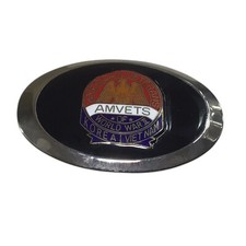 AMERICAN VETERANS AMVETS OF WORLD WAR 2 KOREA VIETNAM BELT BUCKLE