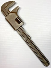 Rare Vintage Ford T1387 Moore Drop Forging CO. Monkey Wrench 9" Long USA Tool