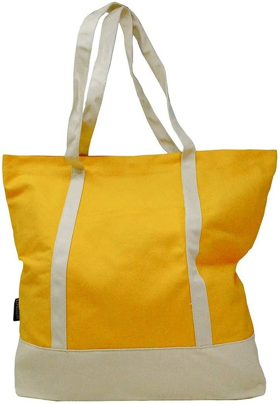 Ezprogear Heavy Duty Cotton Canvas Tote Reusable Grocery Shopping Bag 19"x16"
