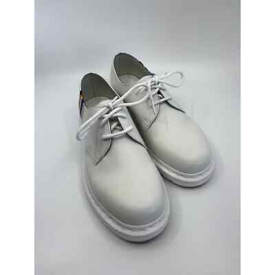 Dr. Martens AirWair White/ Rainbow Loafers Lace-up Oxfords Size US Mens 8, EU 41 Dr. Martens AirWair Rainbow White Oxfords Shoes Men main image 3