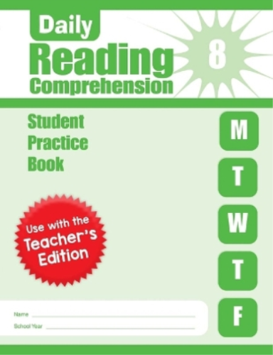 Daily Reading Comprehension, Grade 8 Student Edition Workbook (Paperback) - 第 1/1 張圖片
