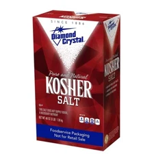 Sal De Kosher Natural 3 Libras Sabor Completo Sin Aditivos Baja En Sodio