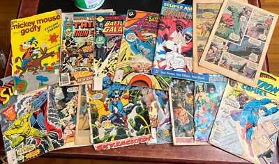 Estate Find Comic Book Lot Marvel Superman Whitman Justice League