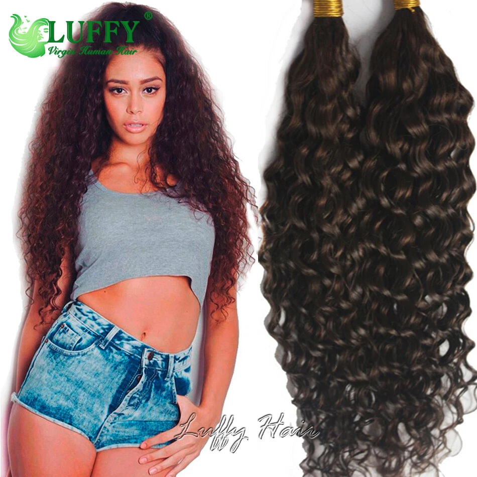 Brazilian Kinky Straight Human Hair Bulk for Braiding Micro Braids