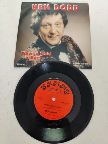 Ken Dodd When A Child Is Born 7" vinyl Record 1987 DIDDYMEN PARTY MEDLEY