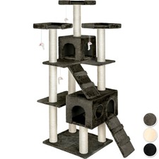Zoomundo Geant Arbre A Chat 115 Cm En Gris Grattoir Griffoir Achetez Sur Ebay
