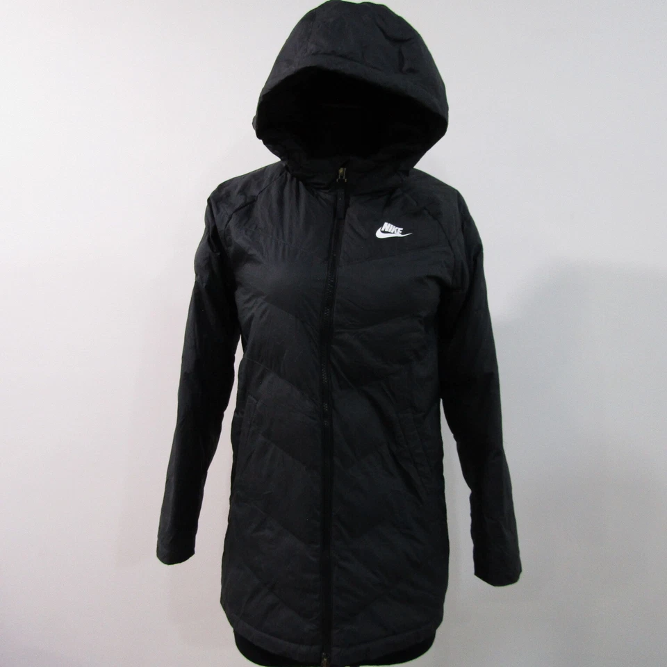 Womens Hooded puffer Jacket Chest Size 34/36 UK Size S REF (11410 - Image 2 of 4
