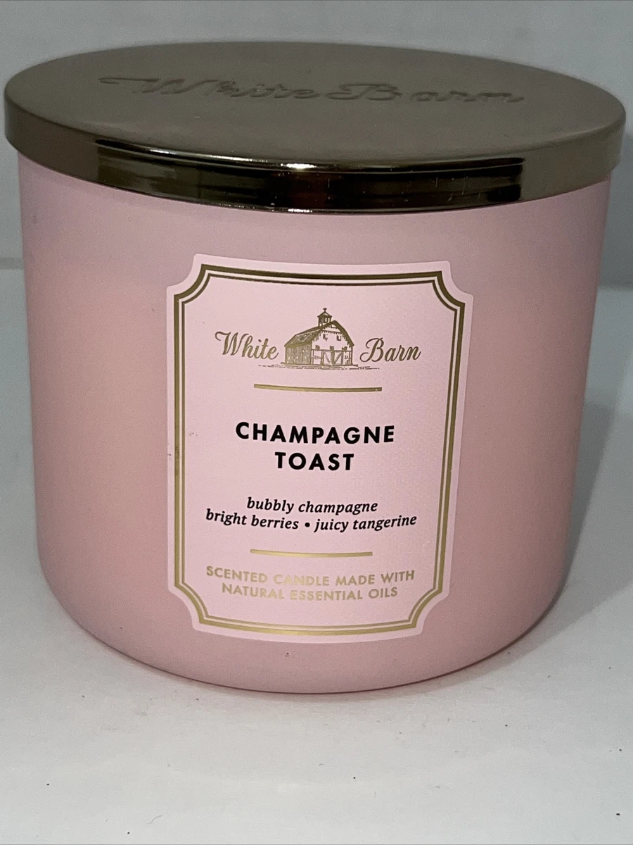 BATH BODY WORKS WHITE BARN CHAMPAGNE TOAST WICK SCENTED, 59 OFF