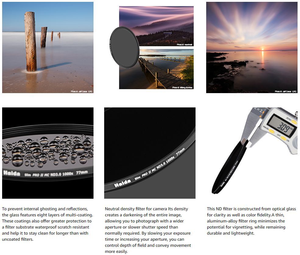 Haida PROII C-Pol Variable ND 2-In-1 Filters | Pty Ltd