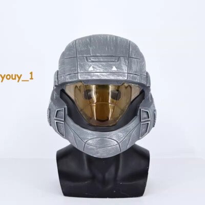Game Halo Spartan Master Chief Cosplay Helmet s117 Props John117 Mask Halloween 
