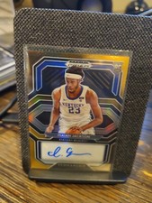 2021 Prizm Draft Picks College Penmanship Prizm Black Gold Isaiah Jackson Auto/5